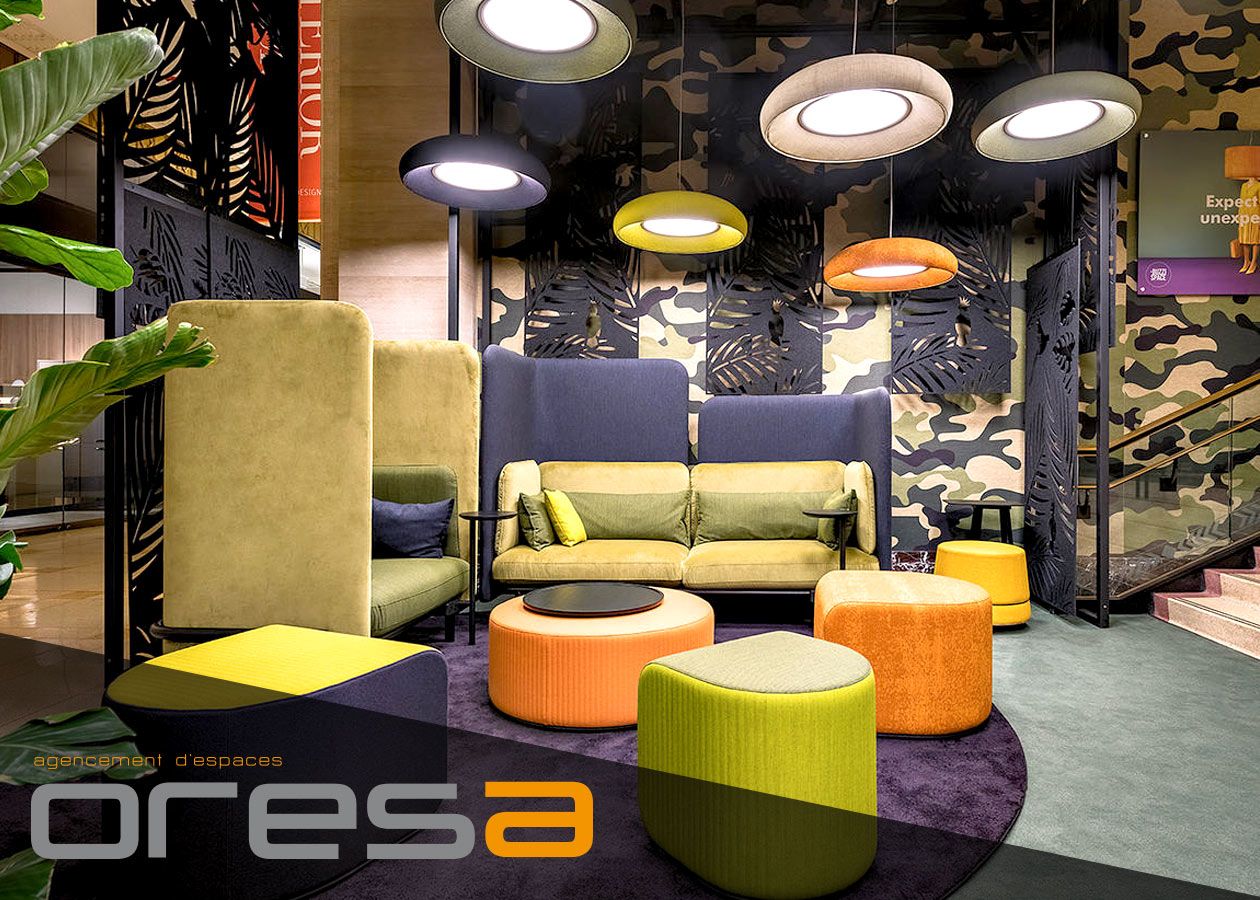 Mobilier acoustique de bureau - Solutions acoustiques - Oresa
