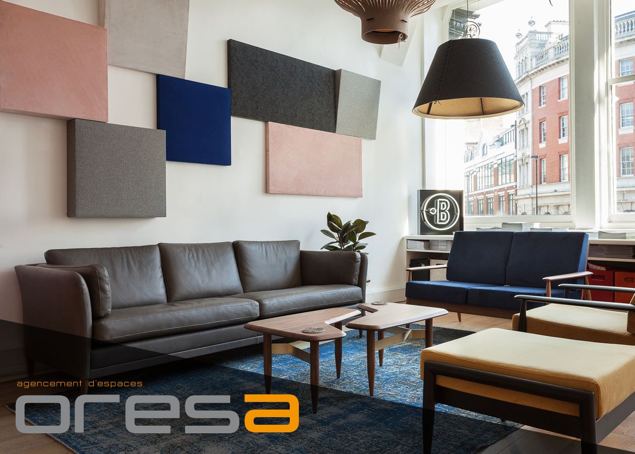 Mobilier acoustique de bureau - Solutions acoustiques - Oresa