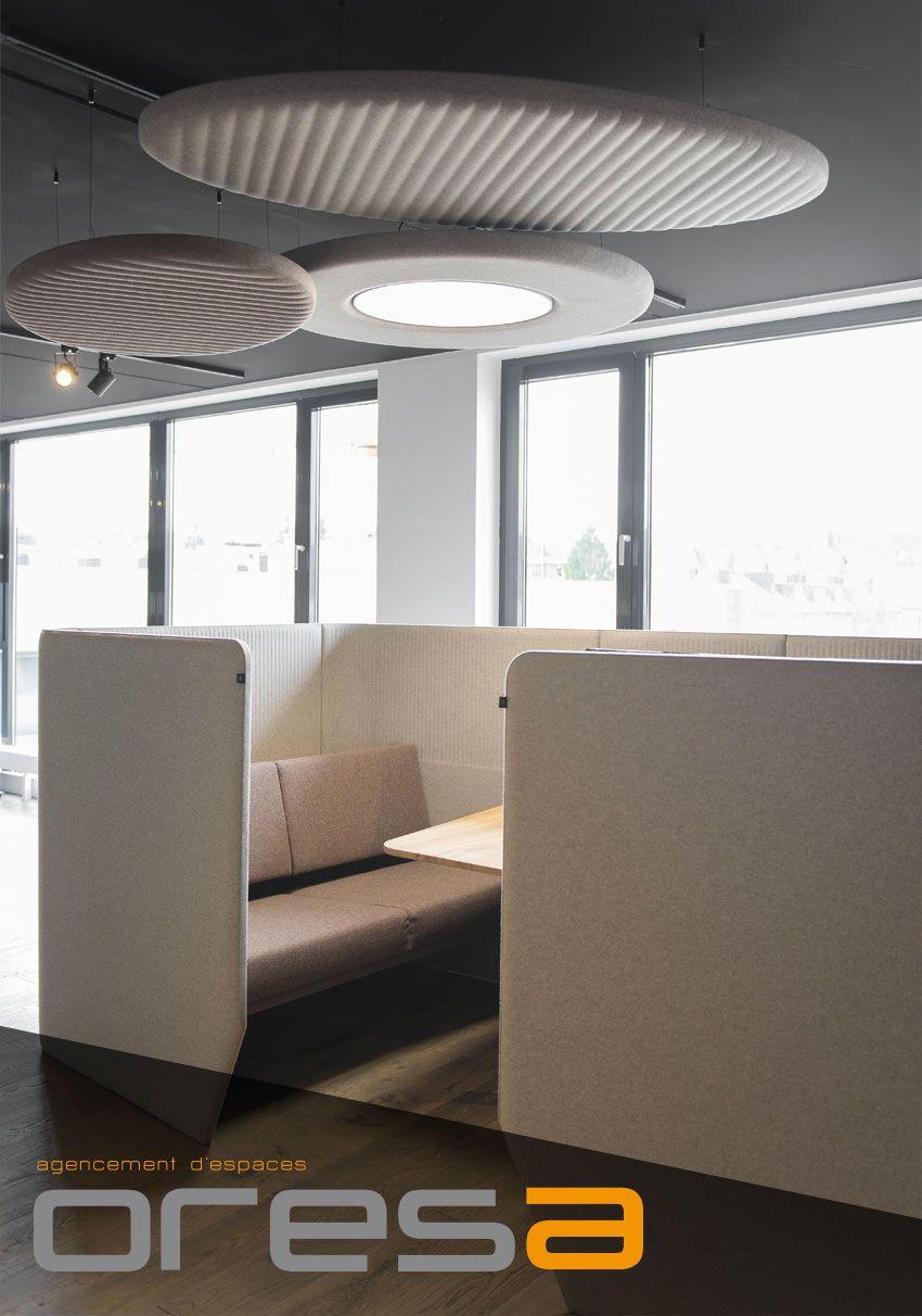 Mobilier acoustique de bureau - Solutions acoustiques - Oresa
