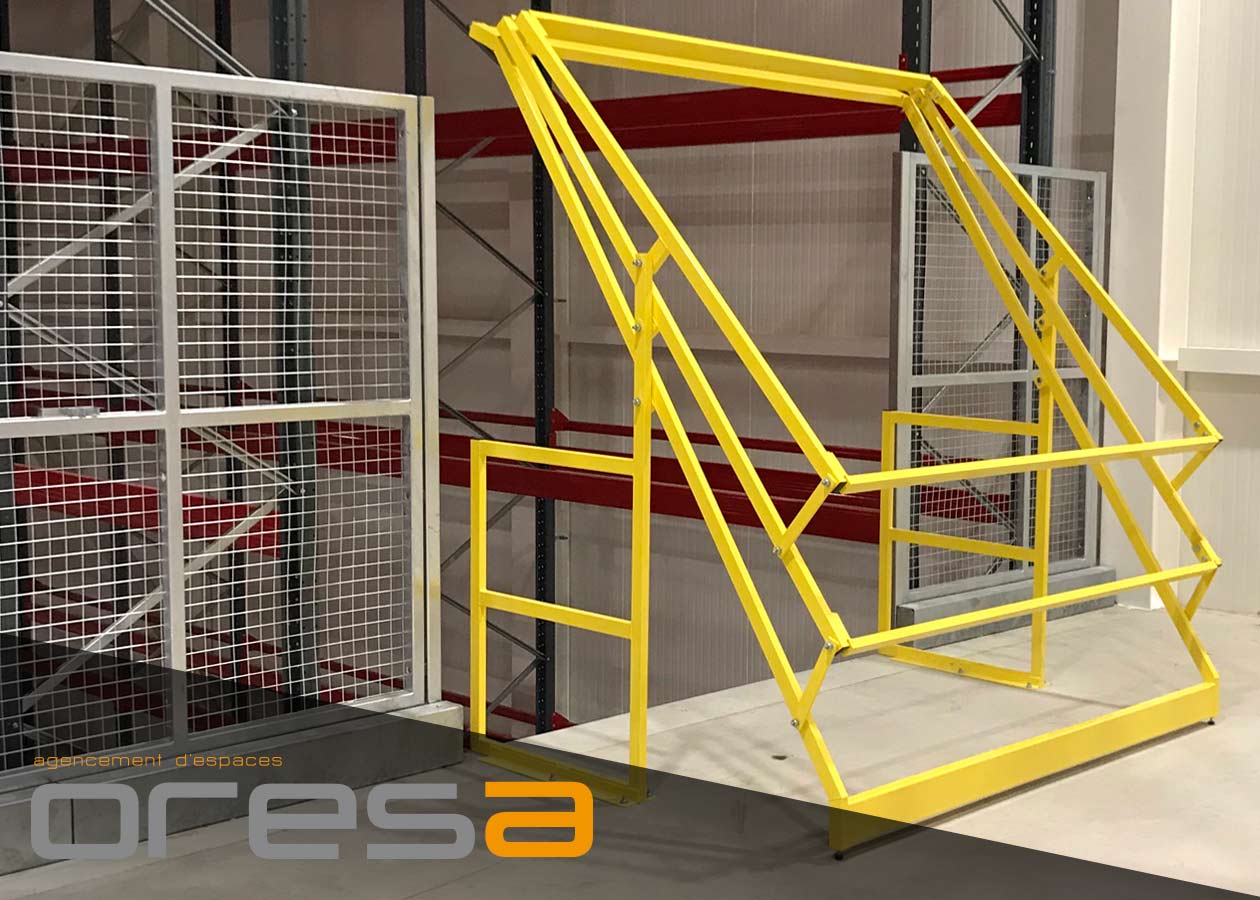 Barrières écluses - Plateforme de stockage - Oresa