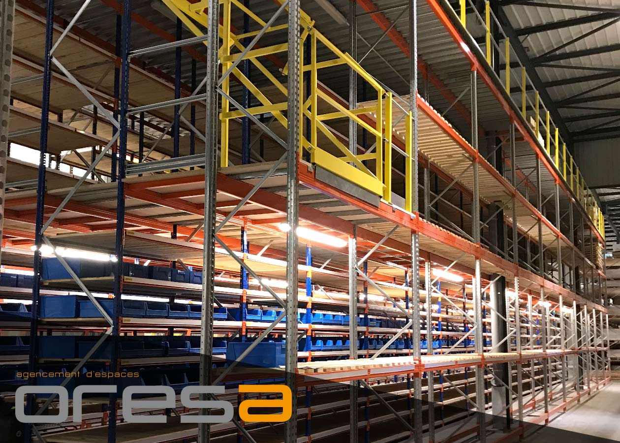 Casier passerelle - Plateforme de stockage - Oresa