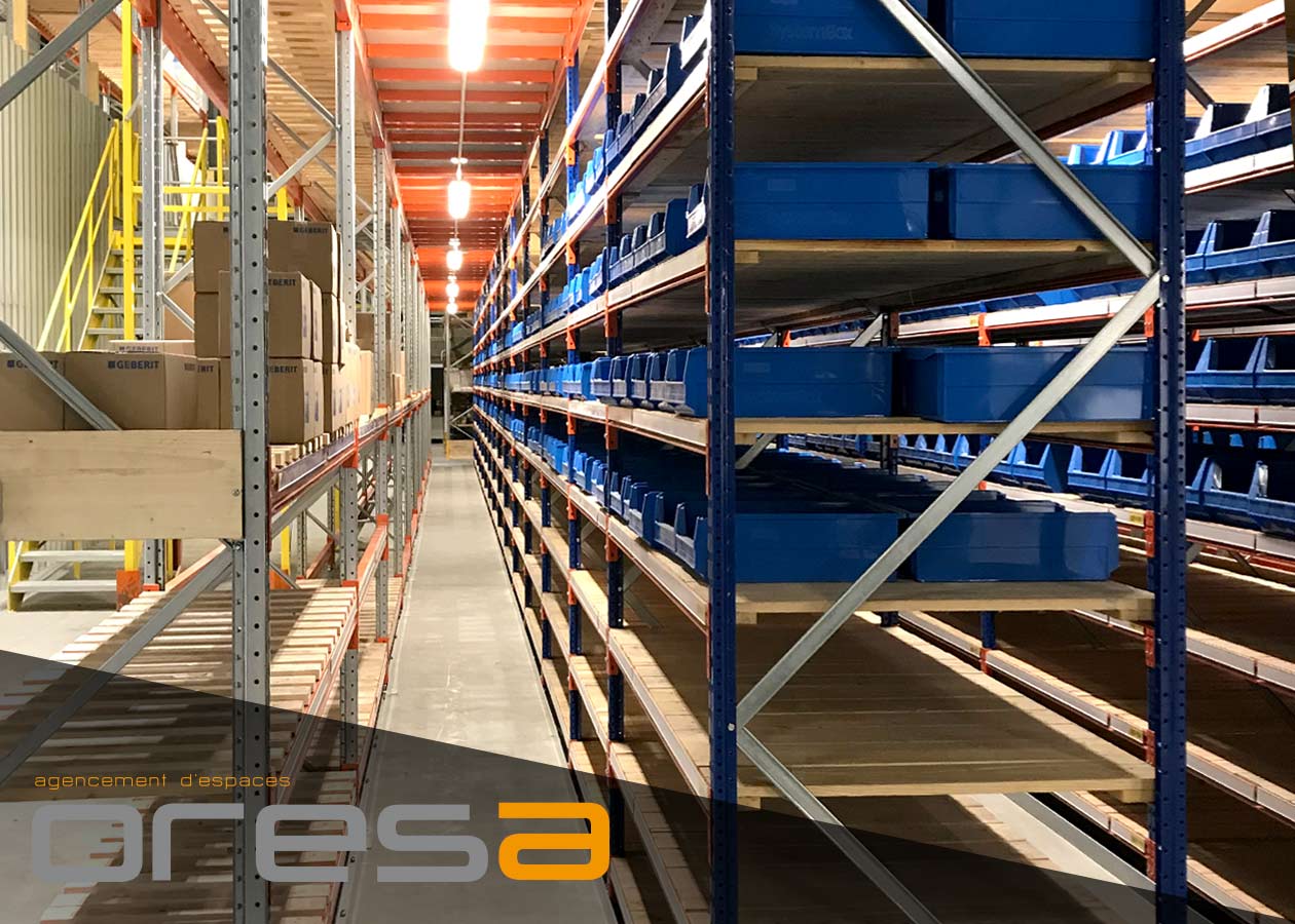 Casier passerelle - Plateforme de stockage - Oresa