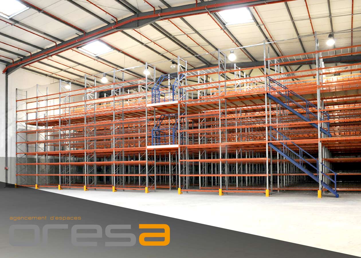 Casier passerelle - Plateforme de stockage - Oresa