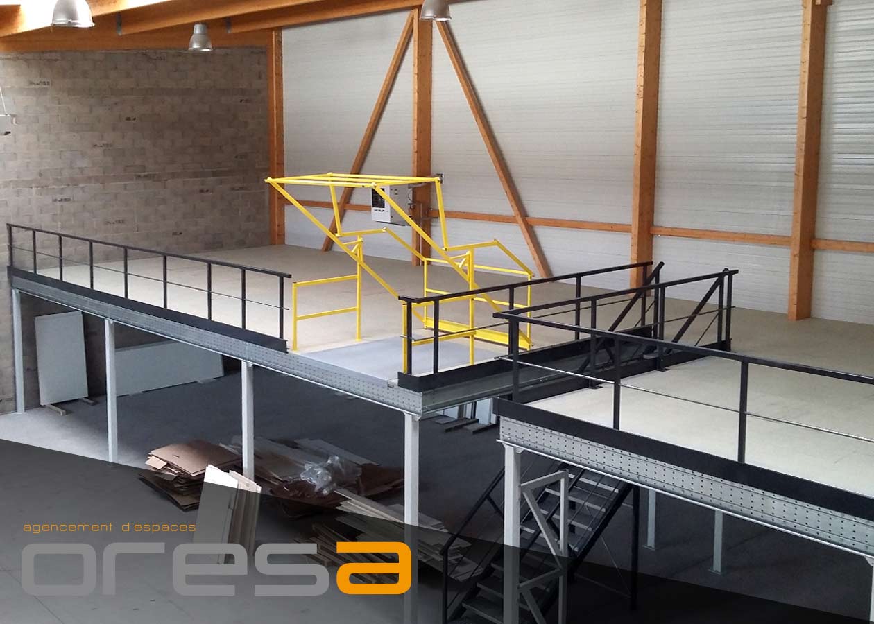 Plateformes de stockage sur poteaux - Oresa