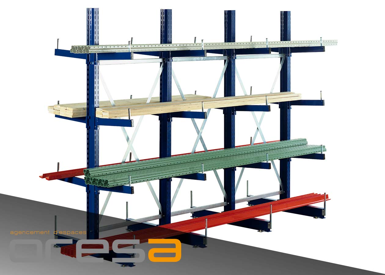 Cantilevers légers - Rayonnage - Oresa