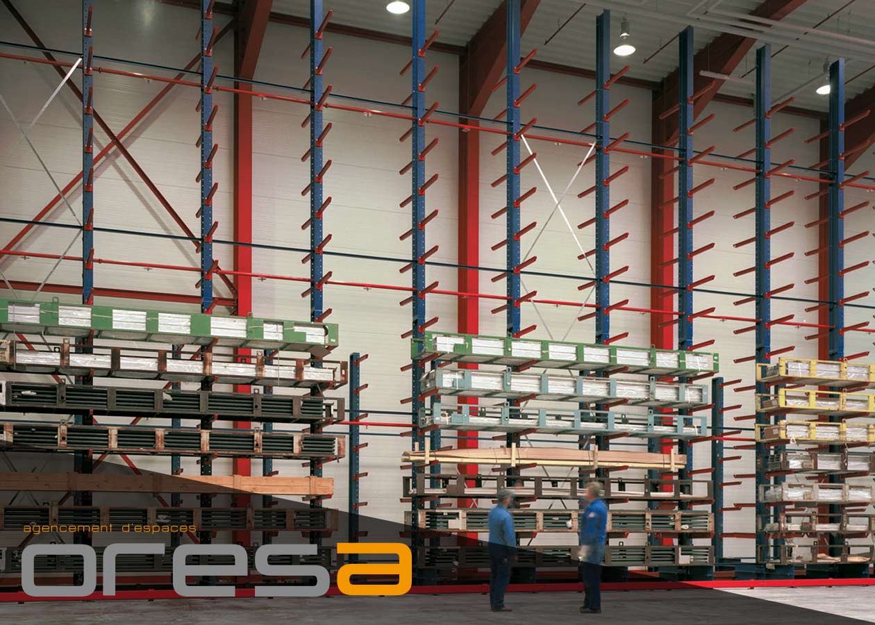 Cantilevers lourds - Rayonnage - Oresa
