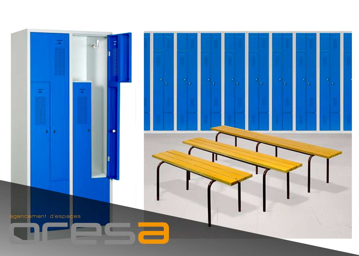 Vestiaires professionnels - Vestaires métalliques - Oresa