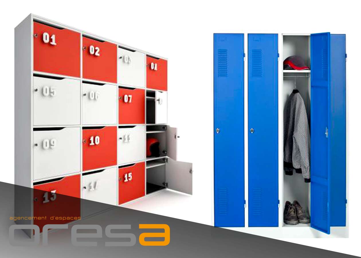 Vestiaires professionnels - Vestaires métalliques - Oresa