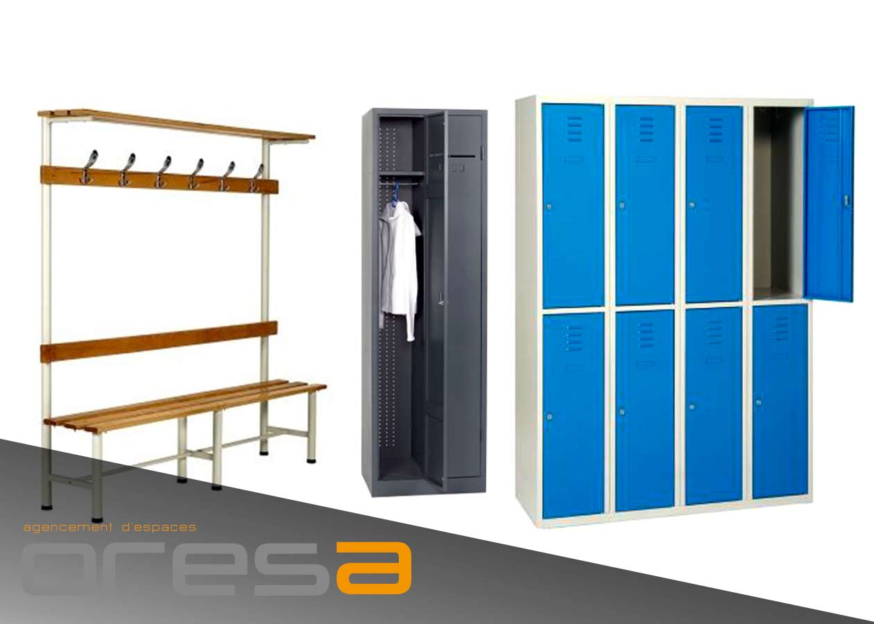 Vestiaires professionnels - Vestaires métalliques - Oresa